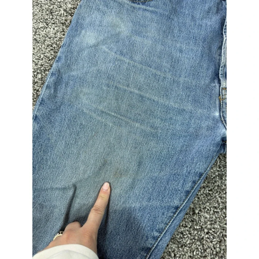 Levi's 501 Straight Fit Jeans Men's Size 38x30 Blue Button Fly